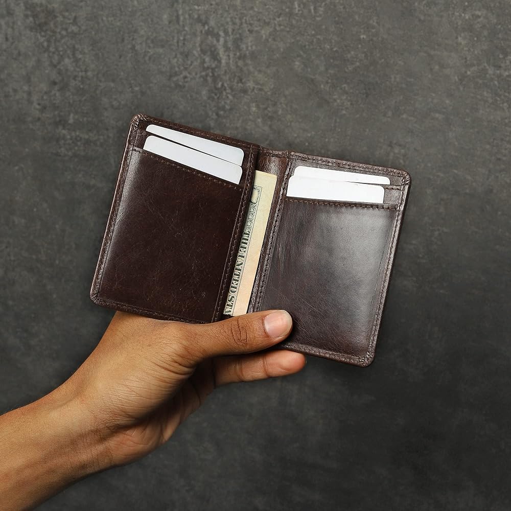 Amazon.com: FOXHACKLE Leather Credit Card holder for Men and Women